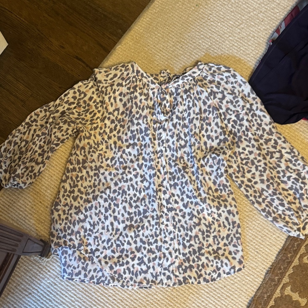 Joie Animal Print Blouse